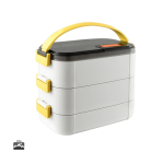 Lunch Box Inox Blanche à plusieurs étages