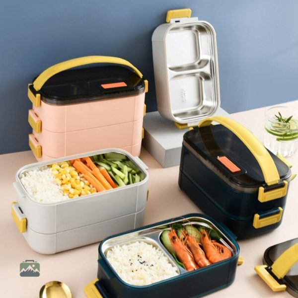Étages pratiques pour un repas équilibré