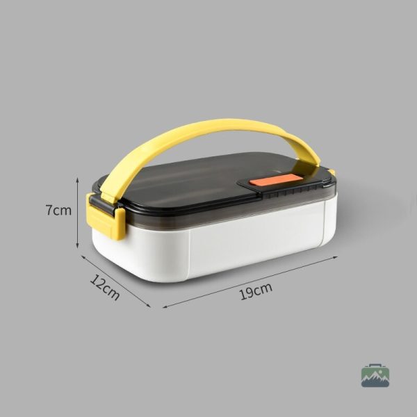 Lunch Box en acier inoxydable blanche