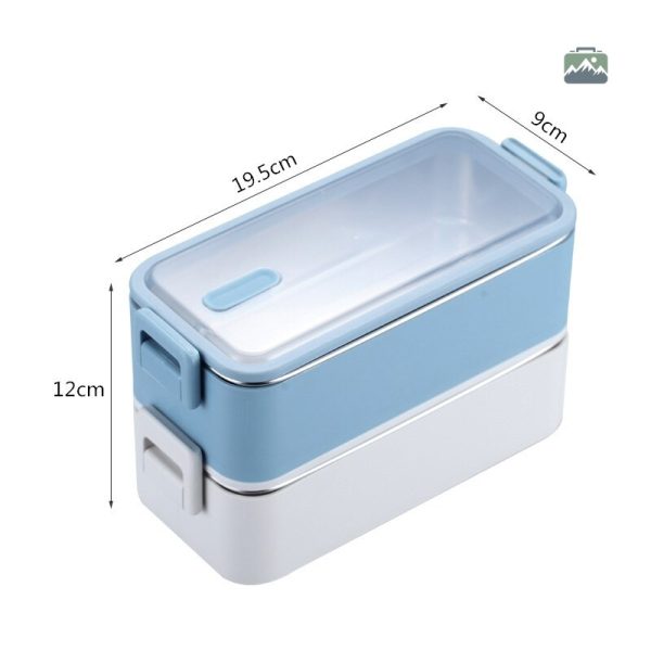 Boîte à lunch inox pour repas nomade