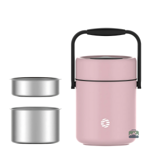 Lunch Box Isotherme Chaud Rose pour repas en déplacement