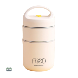Lunch box isotherme compartimentée beige