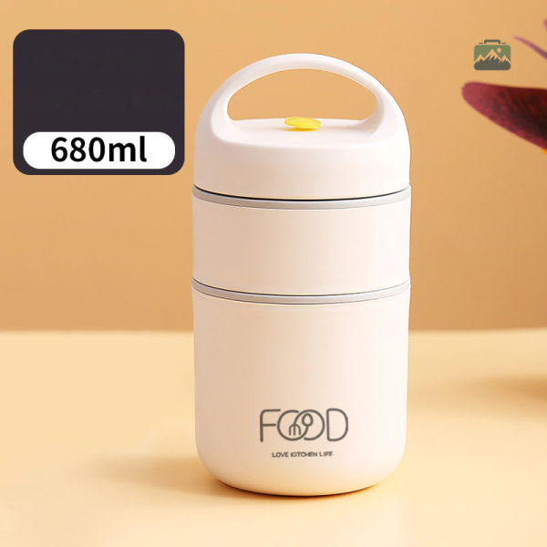 Solution de repas isotherme compartimentée élégante