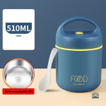 Lunch Box Bleue pour repas chauds ou froids