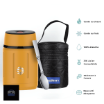Récipient isotherme jaune pour aliments
