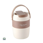 Lunch box isotherme marron pour repas à emporter