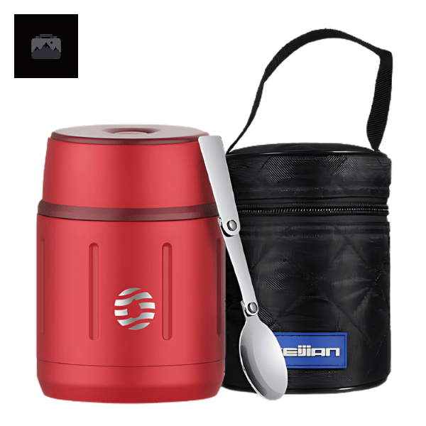 lunch-box-isotherme-rouge-1 Lunch Box Isotherme Rouge pour repas chauds ou froids
