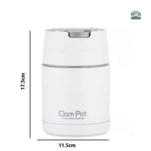 Lunch Box isotherme blanc pour repas chauds ou froids