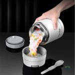 Lunch Box pratique isotherme, couleur blanche élégante