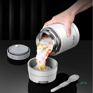 Lunch Box pratique isotherme, couleur blanche élégante