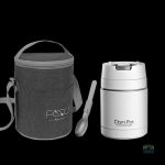 Lunch Box en acier isotherme, style moderne et fonctionnel