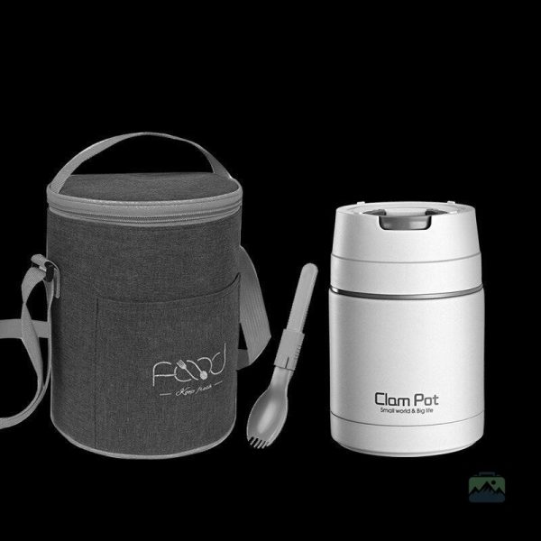 Lunch Box en acier isotherme, style moderne et fonctionnel