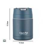Lunch box inox 750 ml pour repas chaud