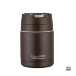 Lunch box isotherme inox marron 750 ml