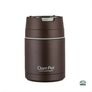 Lunch box isotherme inox marron 750 ml