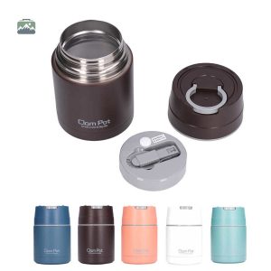 Lunch box marron en inox 750 ml
