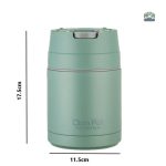 Lunch Box Vert pour repas chauds et froids