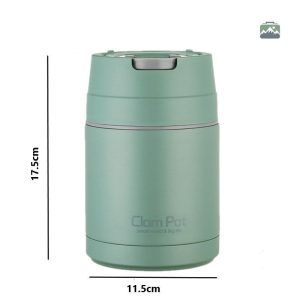 Lunch Box Vert pour repas chauds et froids