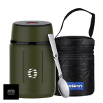 Lunch Box Isotherme Verte pour repas en déplacement