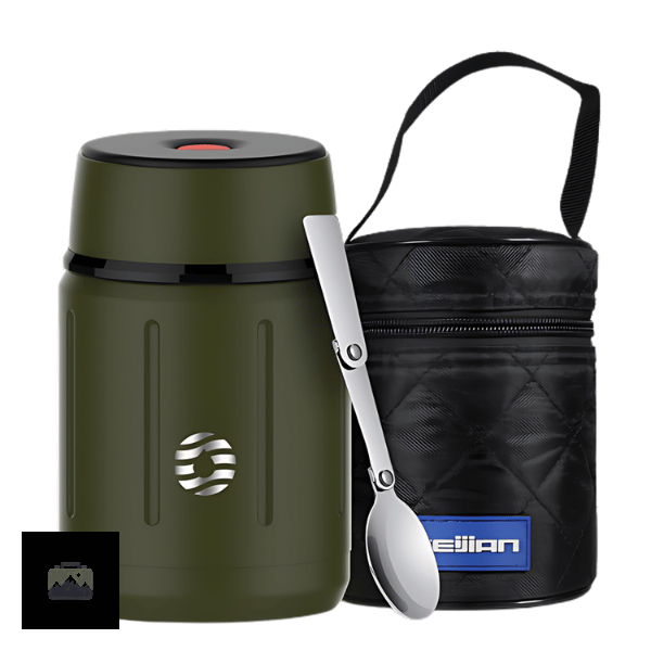 lunch-box-isotherme-verte-1 Lunch Box Isotherme Verte pour repas en déplacement
