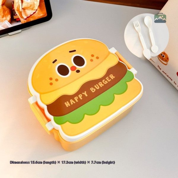 Lunch Box compact pour enfants au style kawaii