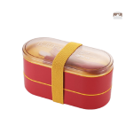 Lunch Box Ovale Rouge pour repas pratiques