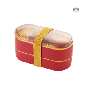 Lunch Box Ovale Rouge pour repas pratiques