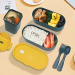 Contenant ovale rouge pour conserver vos aliments