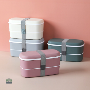 Boîte à lunch rose, parfaite pour une pause repas stylée