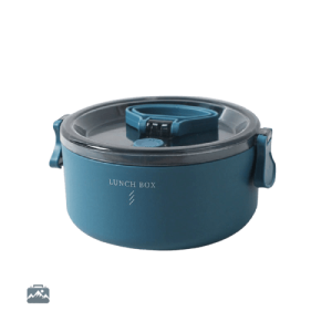 Lunch Box Ronde Bleue - 1 Étage