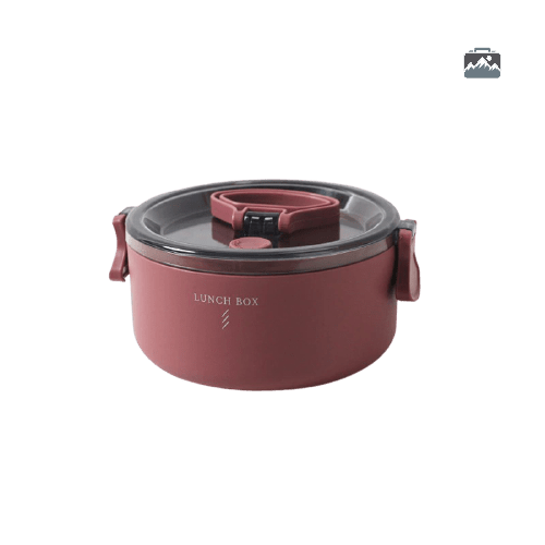 lunch-box-ronde-rouge-un-etage-1 Lunch Box Ronde Rouge - 1 Étage