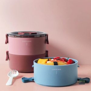 Lunch Box pratique, un étage pour un rangement facile