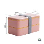 Boîte à déjeuner rose pratique pour enfants et adultes