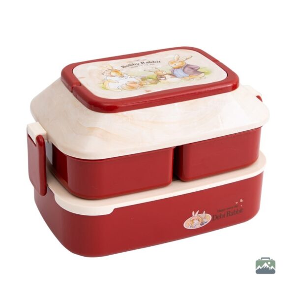 lunch-box-rouge-enfants-lapin-1 Lunch Box Rouge Enfants Lapin