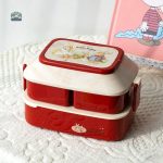 Lunch Box Rouge pour enfants avec motif de lapin