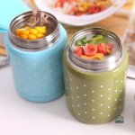 Boîte à soupe bleu, idéale pour les repas à emporter