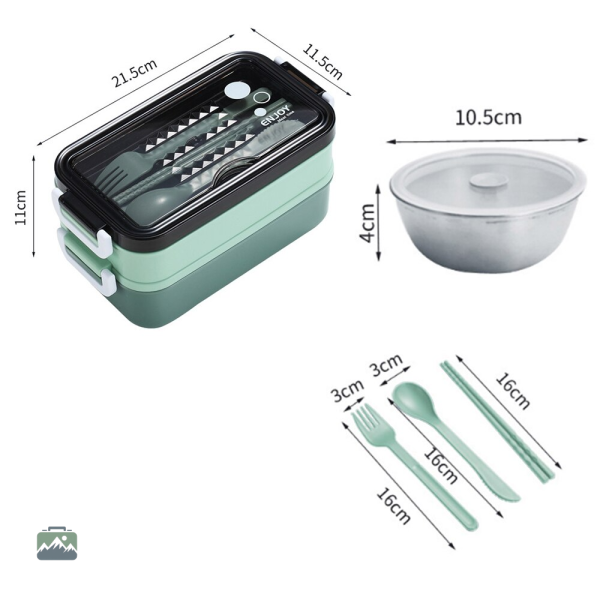 Lunch Box avec rangement compartimenté pratique