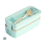 Lunch Box Verte 2 étages pour repas équilibrés