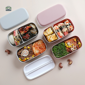 Boîte à lunch design japonais en couleur blanche