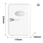 Frigo portable 4L, parfait pour les sorties en plein air