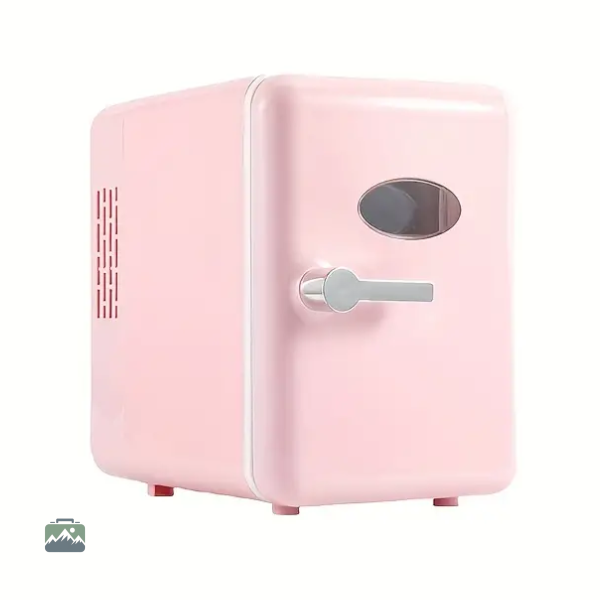 mini-frigo-rose-4l-1 Mini frigo rose 4L pour boissons et snacks