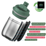 Mini mug isotherme, parfait pour le café ou le thé en voyage
