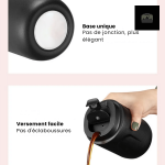 Mug isotherme coloré, alliant style et fonctionnalité