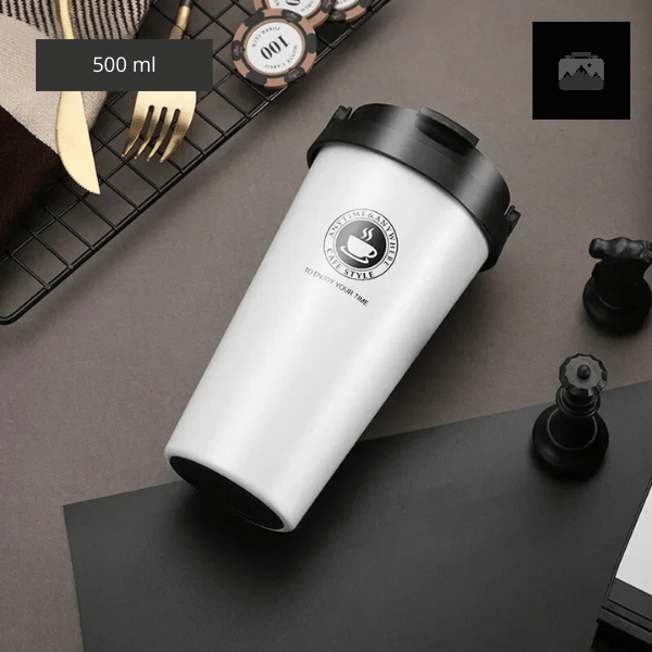 Mug isotherme pratique 500ml pour le quotidien