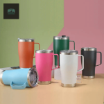 Mug isotherme en inox pour boissons chaudes et froides