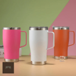 Mug inox résistant, idéal pour vos déplacements