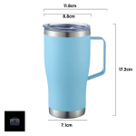 Mug isotherme inox, garde la température des boissons