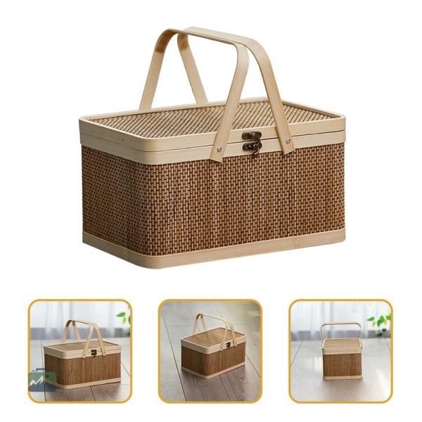 Panier de pique-nique écologique en bambou