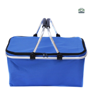 Panier pique-nique bleu élégant et pratique