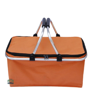 Panier pique-nique orange